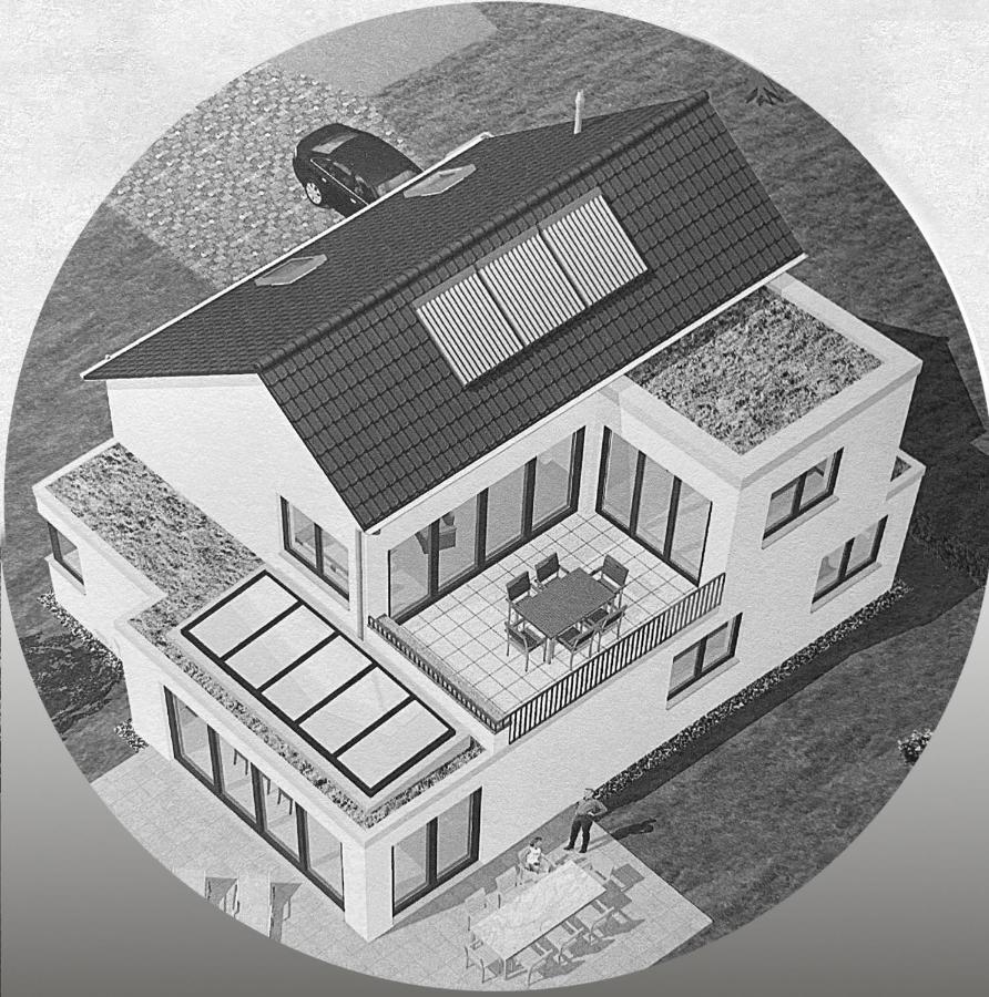 Wunderschoene Helle Wohnung Mit Grosser Dachterrasse Gottmadingen Exteriér fotografie
